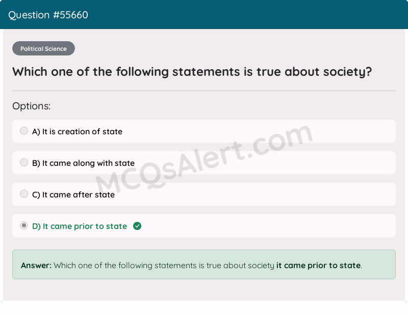 Question Screenshot