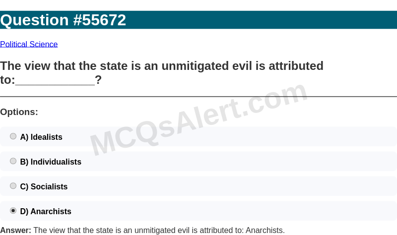 Question Screenshot