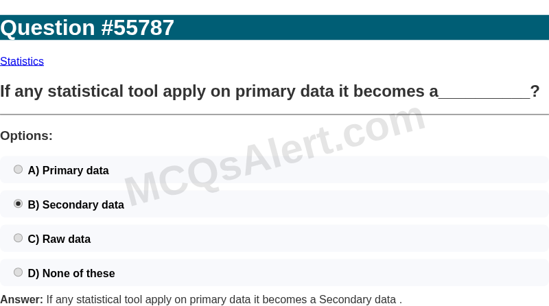 Question Screenshot