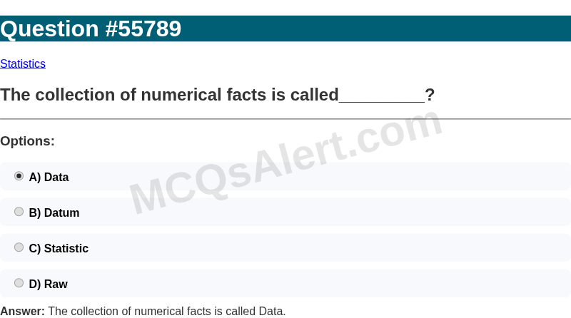 Question Screenshot