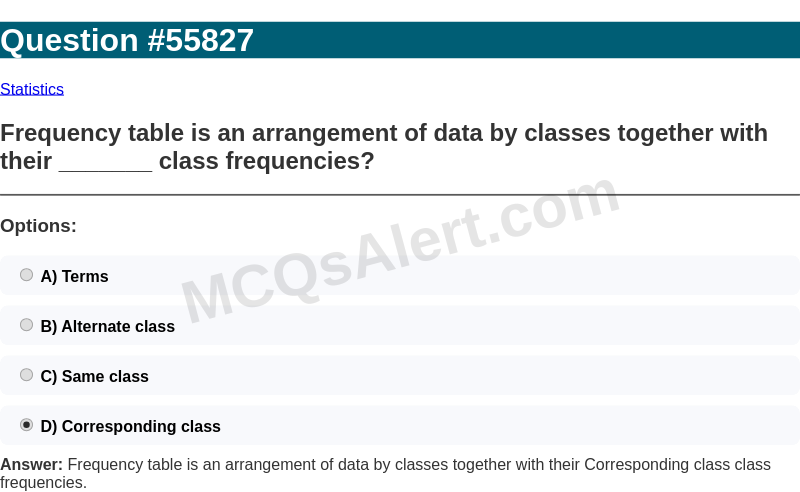 Question Screenshot