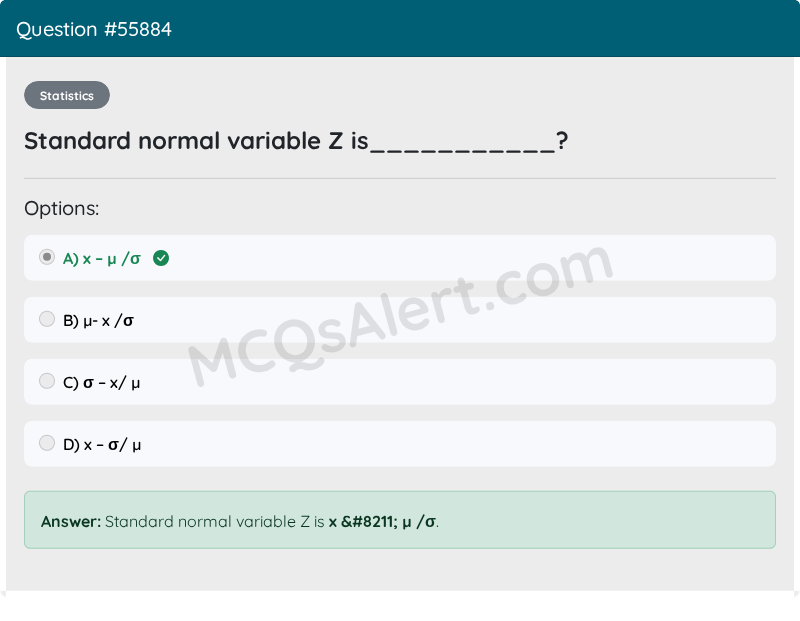 Question Screenshot