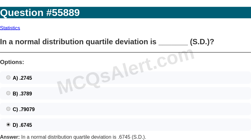 Question Screenshot