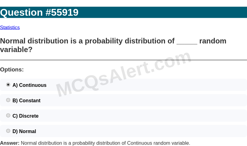 Question Screenshot
