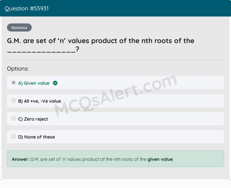 Question Screenshot