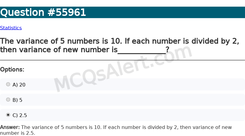 Question Screenshot