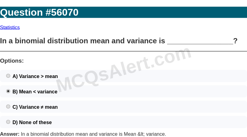 Question Screenshot