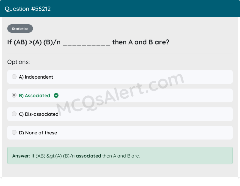 Question Screenshot