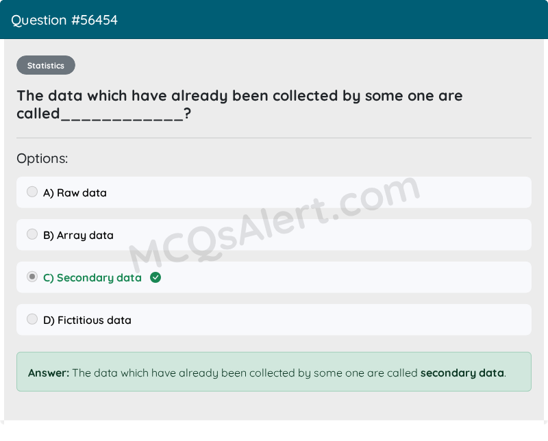 Question Screenshot