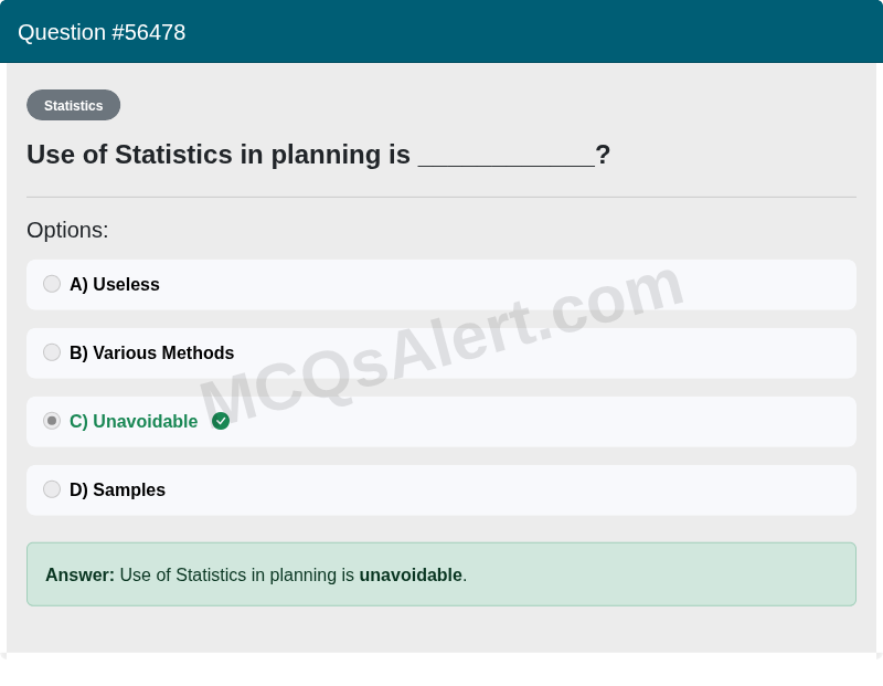 Question Screenshot