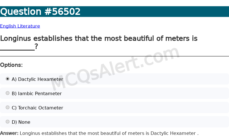 Question Screenshot