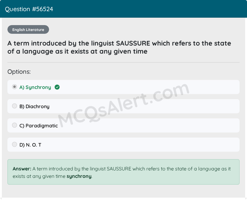Question Screenshot