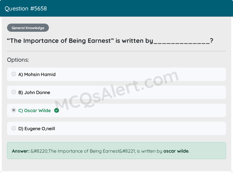 Question Screenshot