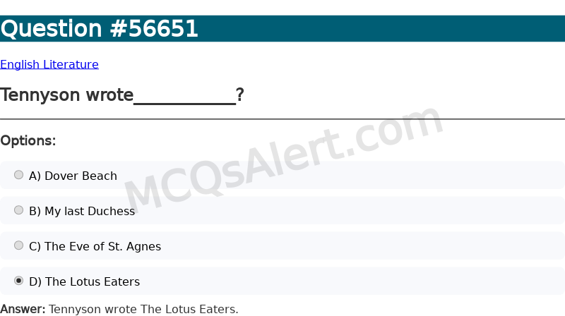 Question Screenshot