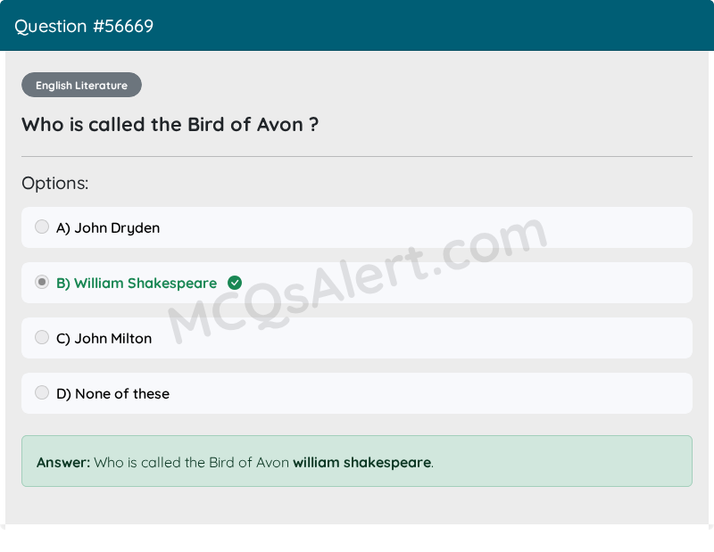 Question Screenshot