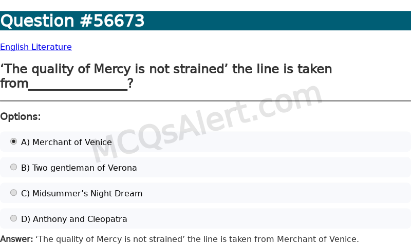Question Screenshot