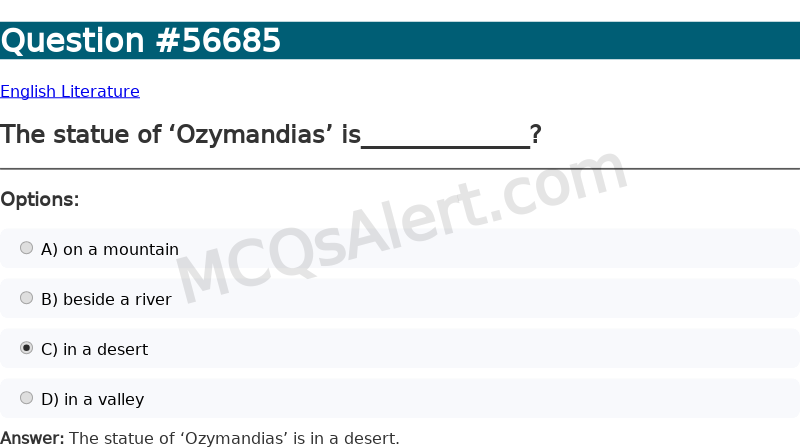 Question Screenshot