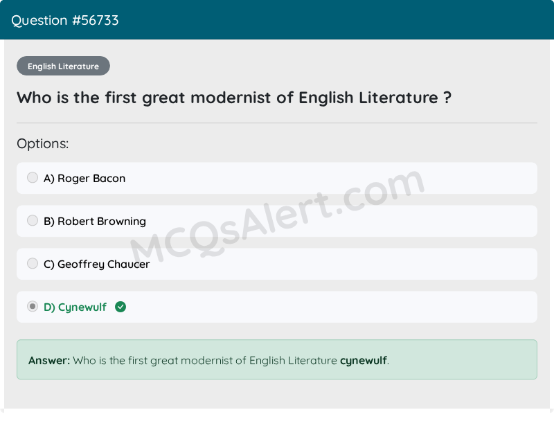 Question Screenshot