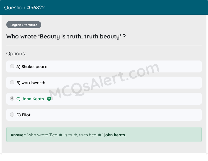 Question Screenshot