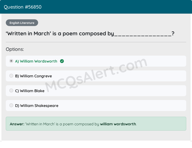 Question Screenshot