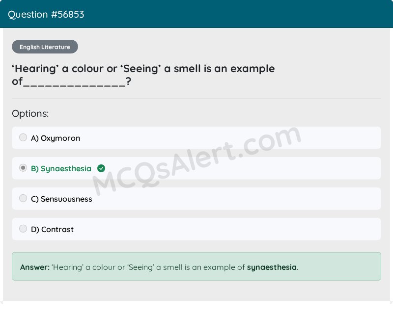 Question Screenshot