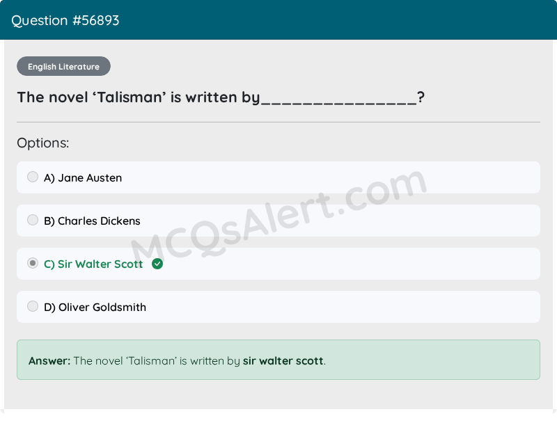 Question Screenshot