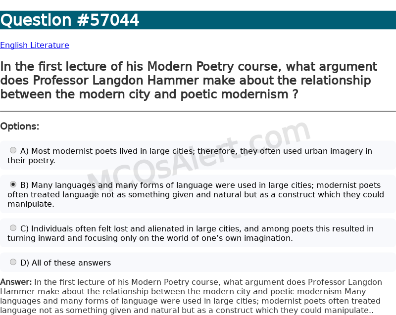 Question Screenshot