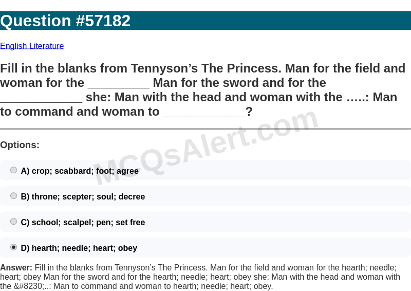 Question Screenshot