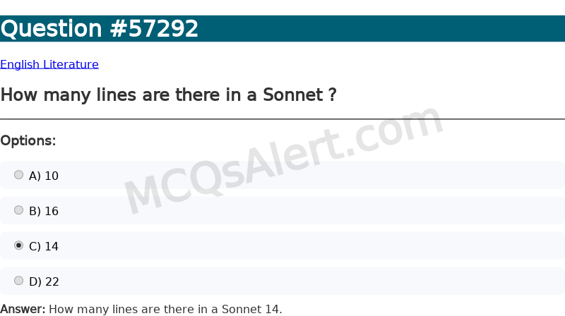 Question Screenshot