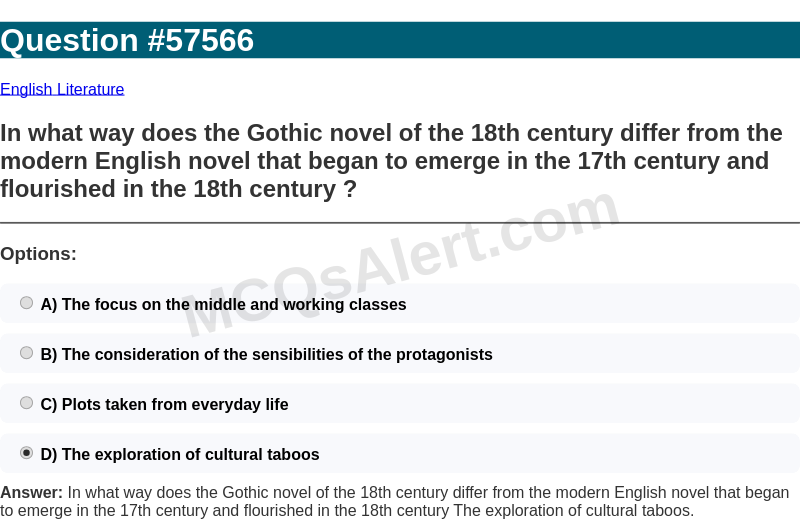 Question Screenshot