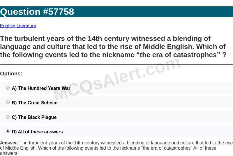 Question Screenshot