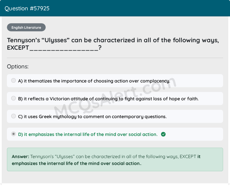 Question Screenshot