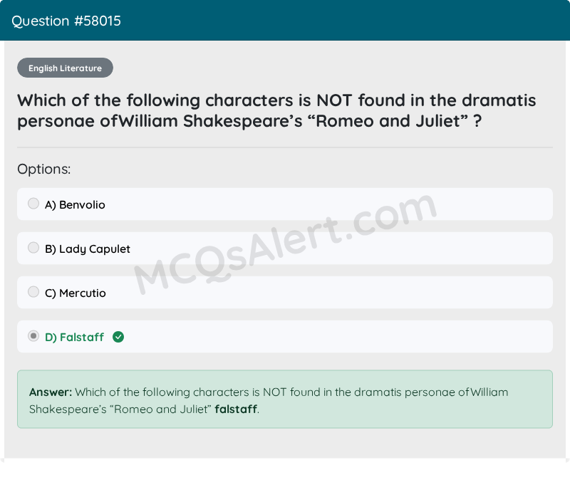 Question Screenshot
