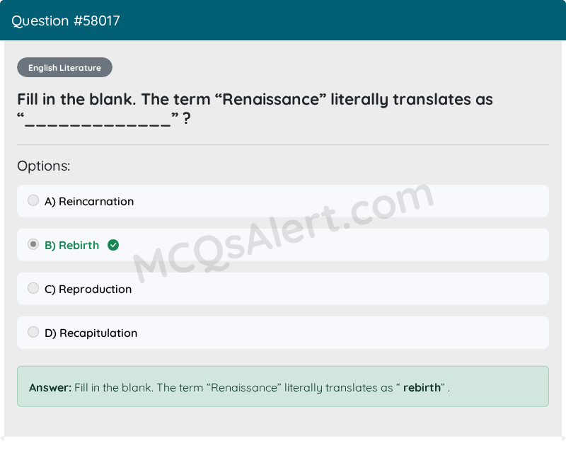 Question Screenshot