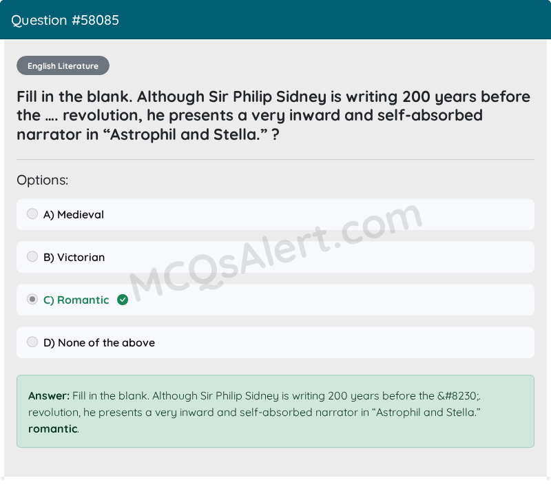 Question Screenshot