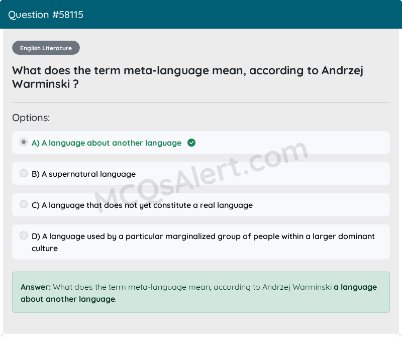 Question Screenshot