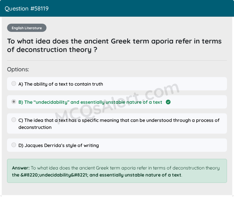 Question Screenshot