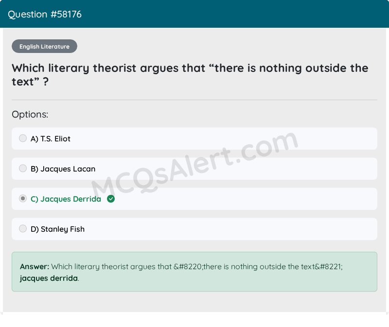 Question Screenshot