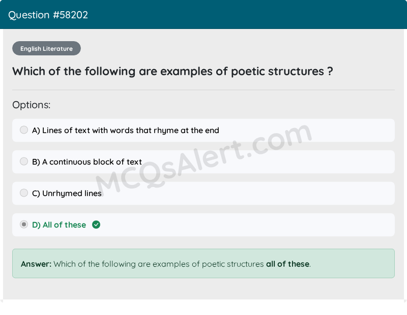 Question Screenshot