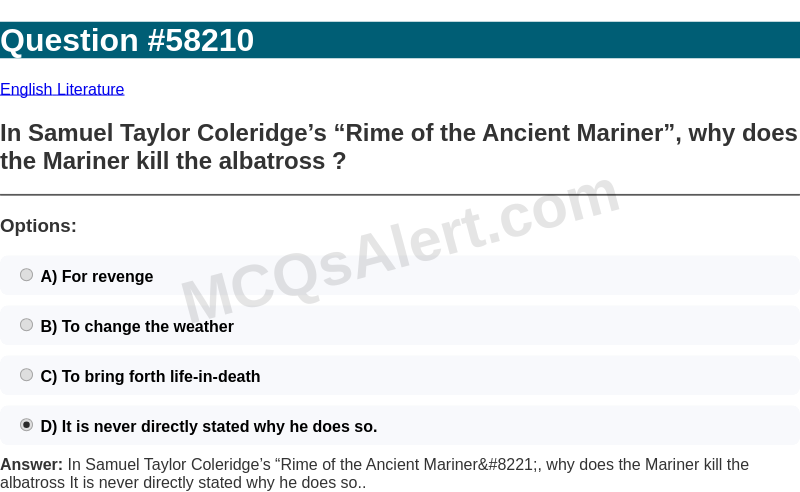 Question Screenshot