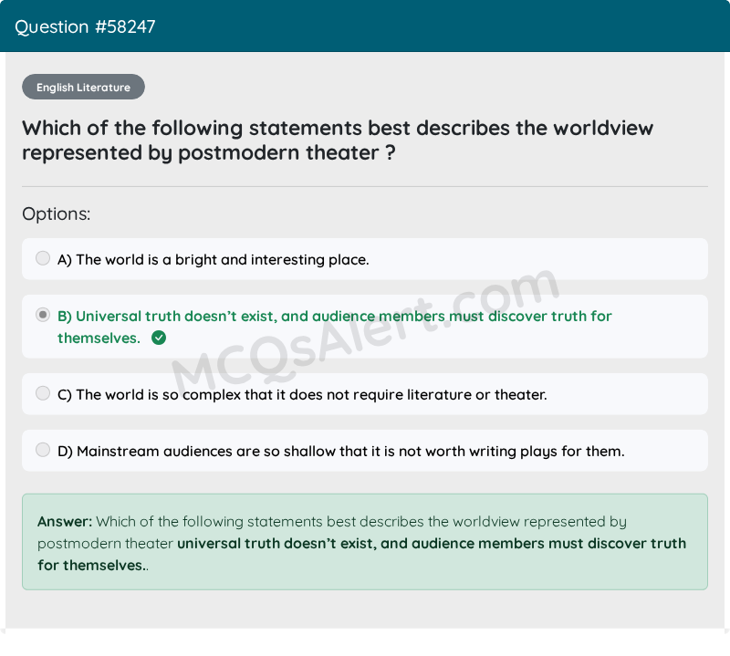 Question Screenshot