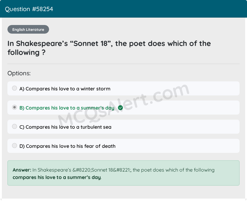 Question Screenshot