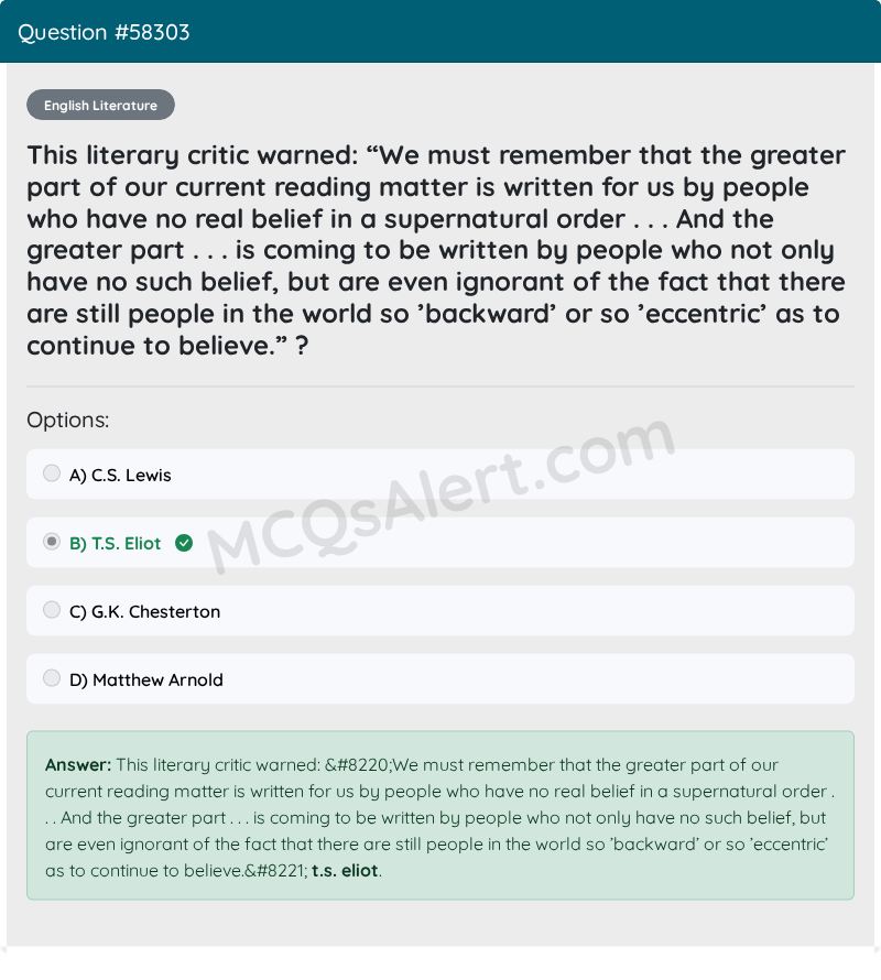 Question Screenshot