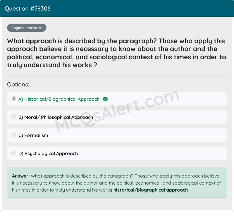 Question Screenshot