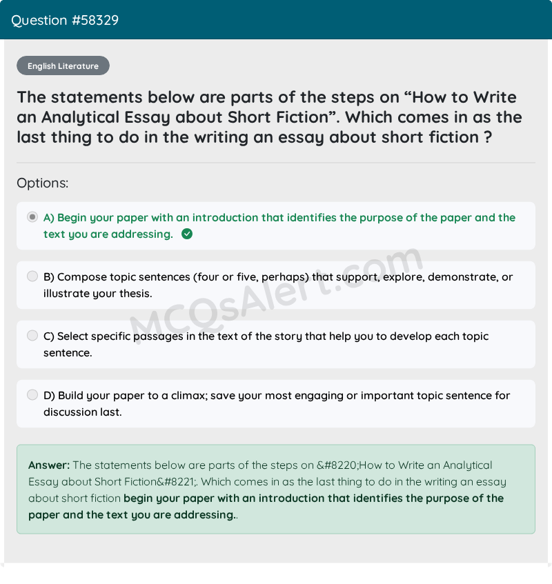 Question Screenshot