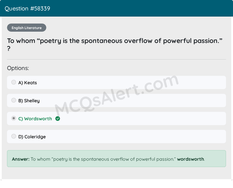 Question Screenshot