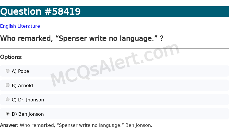 Question Screenshot