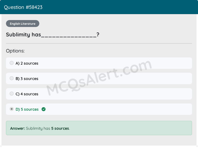 Question Screenshot
