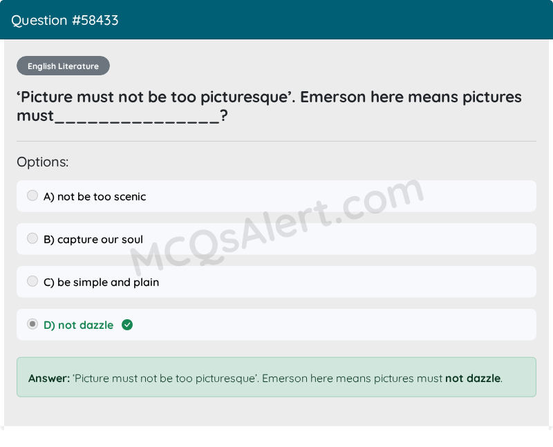 Question Screenshot