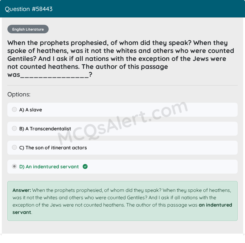 Question Screenshot